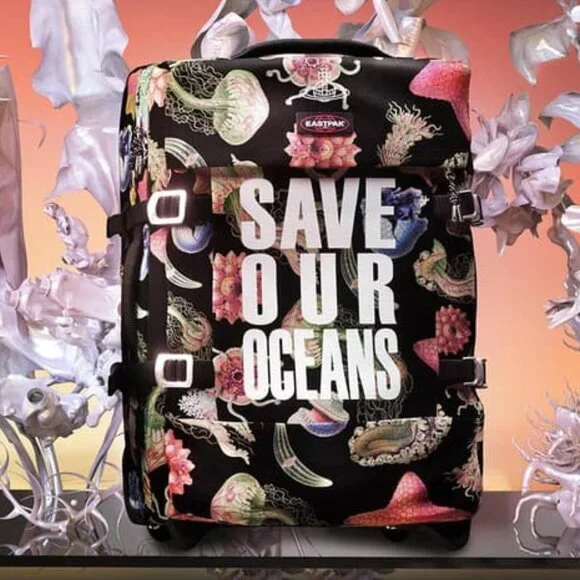 Vivienne Westwood collaboration with Eastpak - carry on suitcase